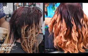 Makeover ladies hair color | color transformation | hairstylist JAZZ | passion salon & spa